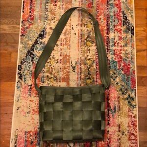 Seatbelt bag cross-body purse